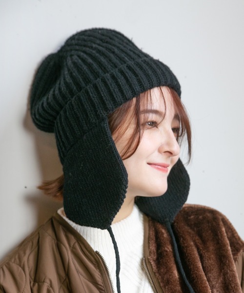 14+ | イヤーニットCAP / 折返し耳付きニット帽 - Buyee, an