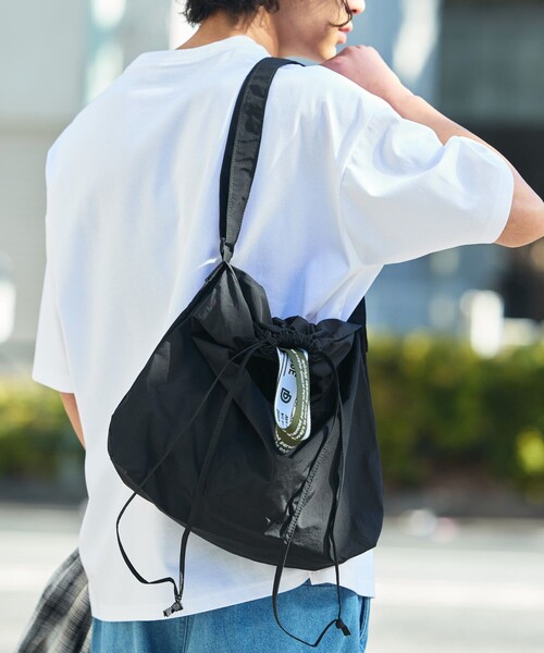 ショルダーバッグ LOGO SHOULDER STRAP pumpkin port ショルダーバッグ バッグ ロゴベルトチャーム付
