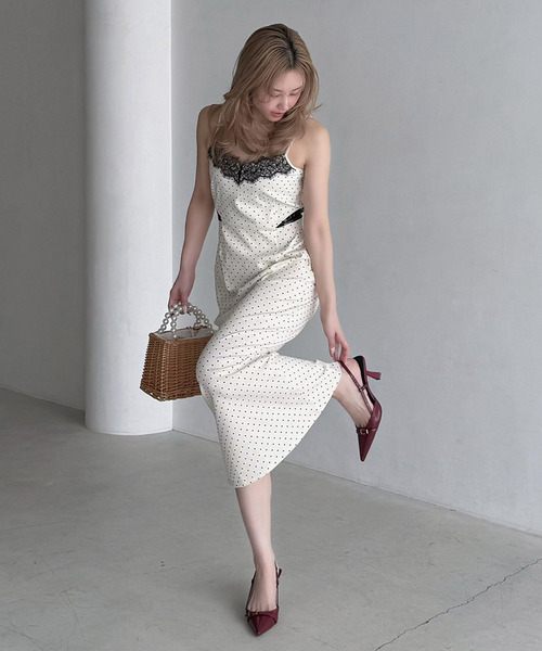 ROYAL PARTY | liberty デニムラッフルスリットスカート - Buyee, an