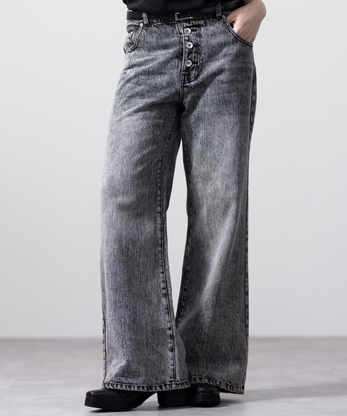 CLEL】Veiled Damage Denim / ヴェイルドダメージデニム CLEL」 パンツ