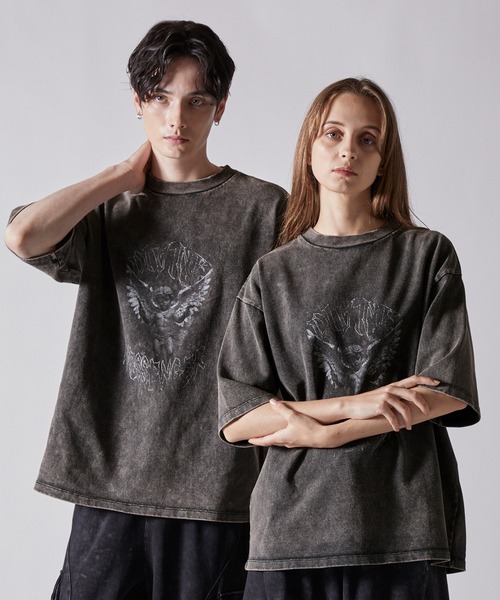tシャツ 「AECA BLANC」アエカブラン/バック異素材切り替え　ギャザープルオーバー レディース AECA BLANC】アエカブラン/バック異素材切り替え ギャザープル