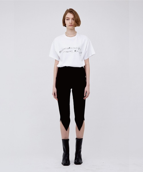 viavanda smサイズ パンツ VIAVANDA スラックス パンツ FLARE GATHER SLACKS PANTS
