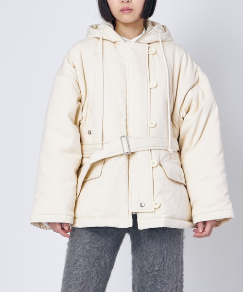 muller おこら of yoshiokubo ボア ロング ムートンコート 