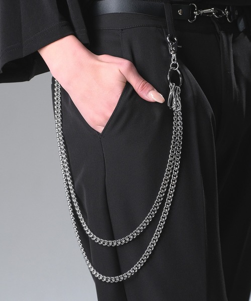 grancy ウォレットチェーン　グランシー GRANCY】Carabiner Design Layering Wallet Chain / カラビナ