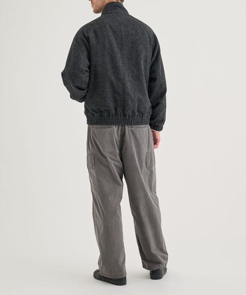 ATON | 【ATON / エイトン】ALPACA HOUND TOOTH HARRINGTON JACKET