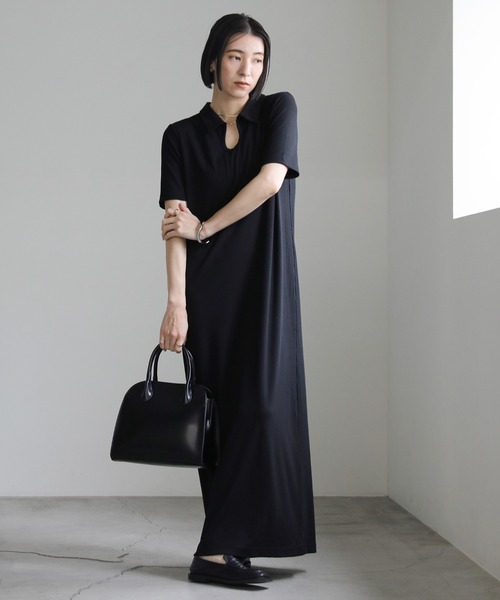 YAE | Long T-shirt dress / ロングTシャツドレス - Buyee, an