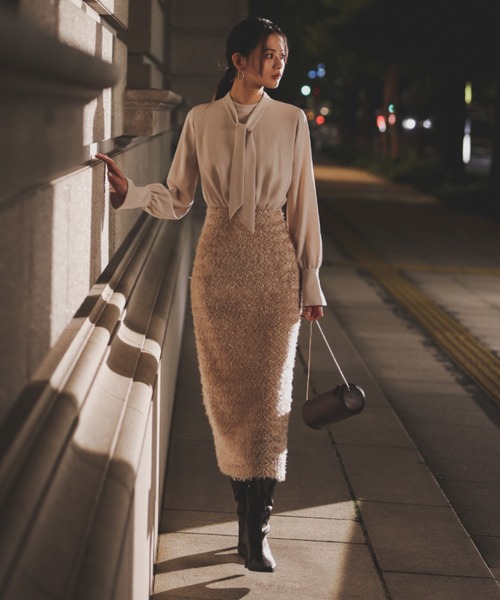 anuans＊定価¥17,600！ヴォランカフスブラウス ヴォランカフスブラウス