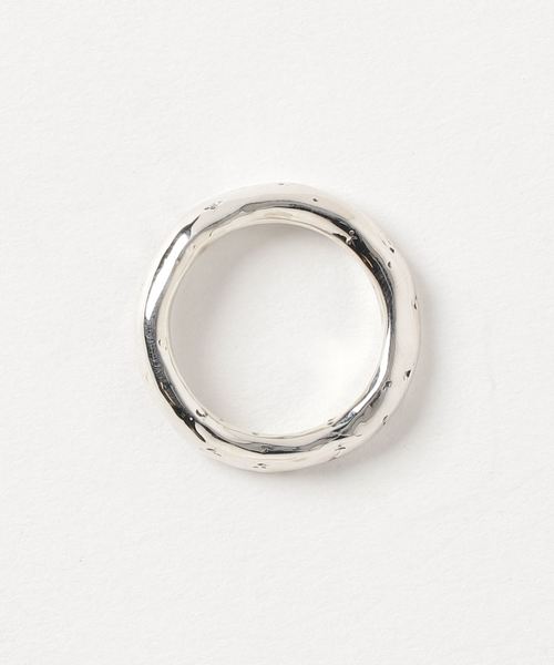 e.m. シルバージルコニア片面リング指輪 e.m. 指輪 リング SILVER925ジルコニア片面リング/メンズ