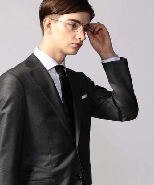 TOMORROWLAND | ウールシルクグレンチェック 2Bスーツ ICONIC TALLIA