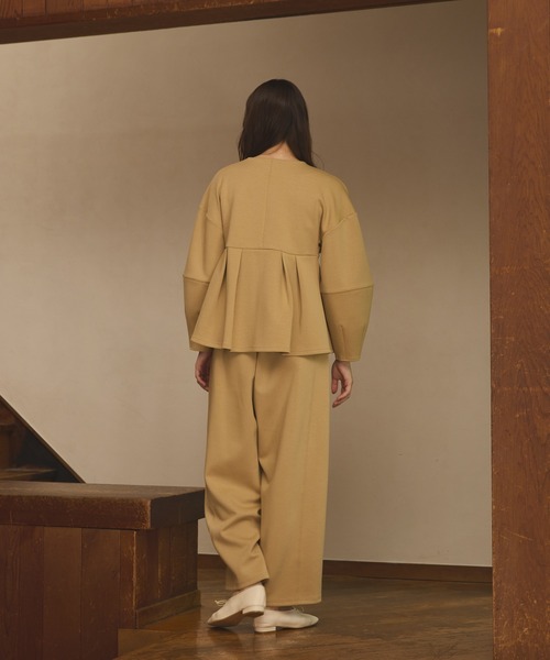 OLUN | Cocoon peplum cardigan/コクーンペプラムカーディガン - Buyee
