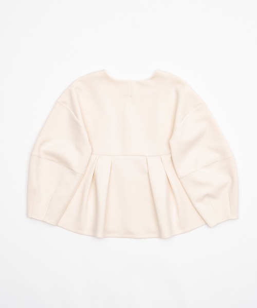 OLUN | Cocoon peplum cardigan/コクーンペプラムカーディガン - Buyee