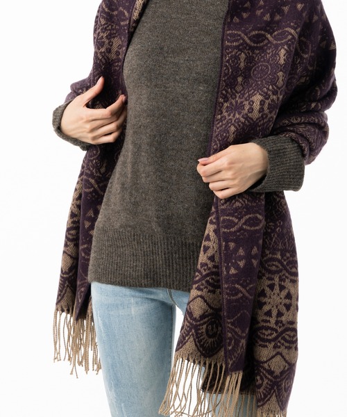 QUEENHEAD | 大判アンティークストールマフラー - Buyee, an Online