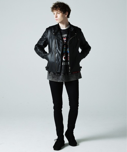 SKOOKUM×JACKROSE ファーストタイプ　レザー ジャケット SKOOKUM×JACKROSE ファーストタイプレザー ジャケット