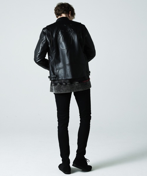 JACKROSE | 【THE ROLLING STONES×JACKROSE】 COW LEATHER SEMI DOUBLE