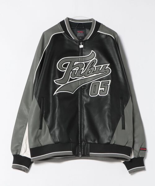 FUBU | 【FUBU】 Faux Leather Game Jacket/フブ/フェイクレザー
