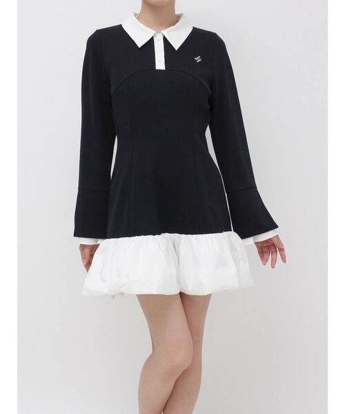 DAZZLIN | 【WEB限定】ポロバルーンスソミニワンピース - Buyee, an