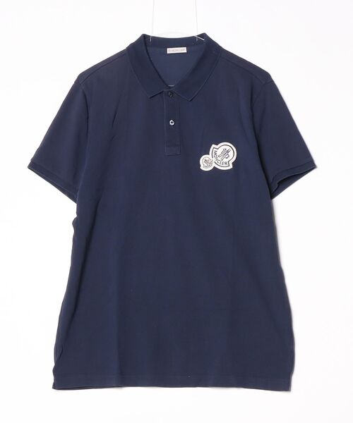 MONCLER ネイビー ポロシャツ 半袖 MONCLER | 半袖ポロシャツ - Buyee, an Online Proxy Shopping Service