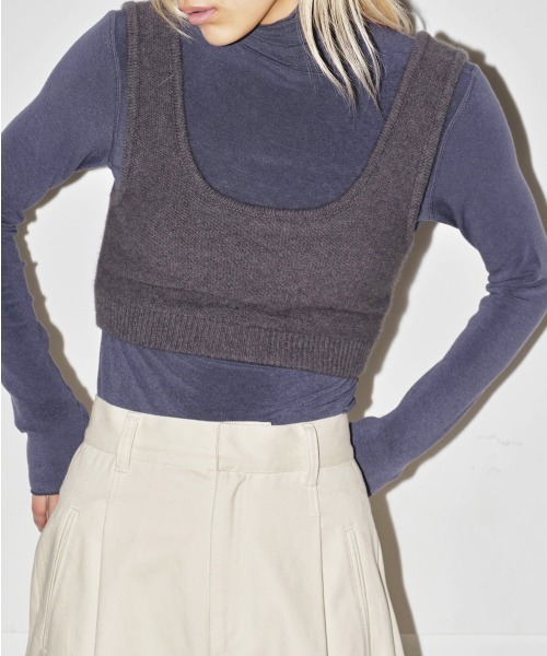 Raccoon Knit Bustier