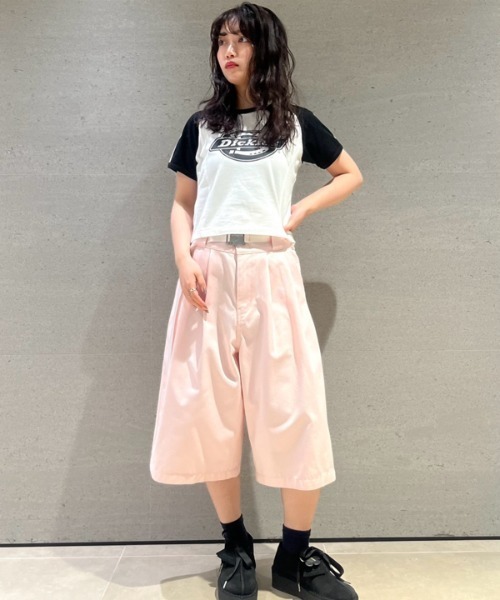 LILY BROWN | 【Dickies×LILYBROWN】ベルテッドトチノハーフ
