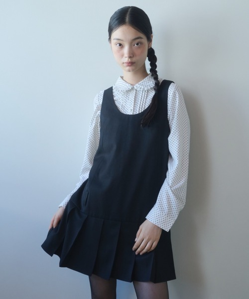 FEKETE | low waist mini pleats dress / ローウエストミニ丈プリーツ