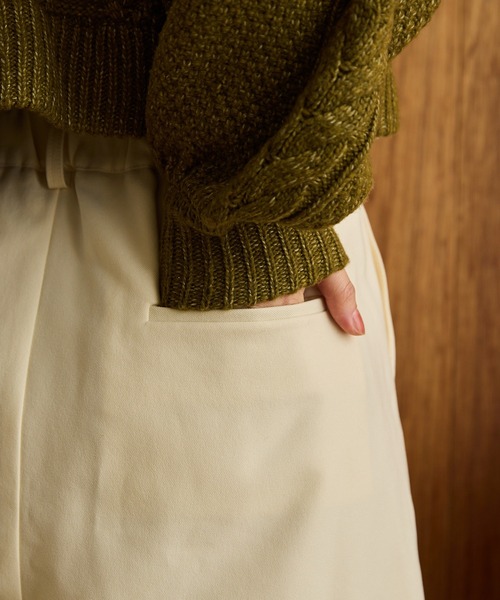 OLUN | wide cocoon slacks pants/ワイドコクーンスラックスパンツ