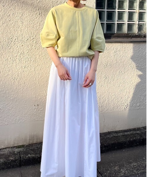 CASA FLINE◆長袖カットソー/FREE/コットン/CRM/無地/1243102029 CASA FLINE（カーサフライン）の「サーマルチュニックロング