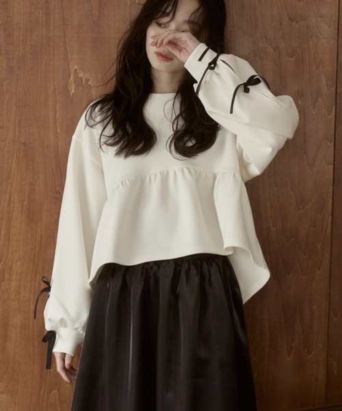 【タグ付き】moi tytto 袖リボンチュニック MOI TYTTO | 袖リボンチュニック - Buyee, an Online Proxy Shopping