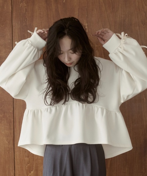 【タグ付き】moi tytto 袖リボンチュニック MOI TYTTO | 袖リボンチュニック - Buyee, an Online Proxy Shopping