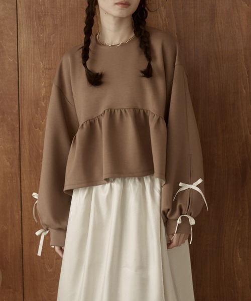 MOI TYTTO | 袖リボンチュニック - Buyee, an Online Proxy Shopping