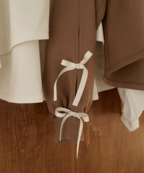 MOI TYTTO | 袖リボンチュニック - Buyee, an Online Proxy Shopping