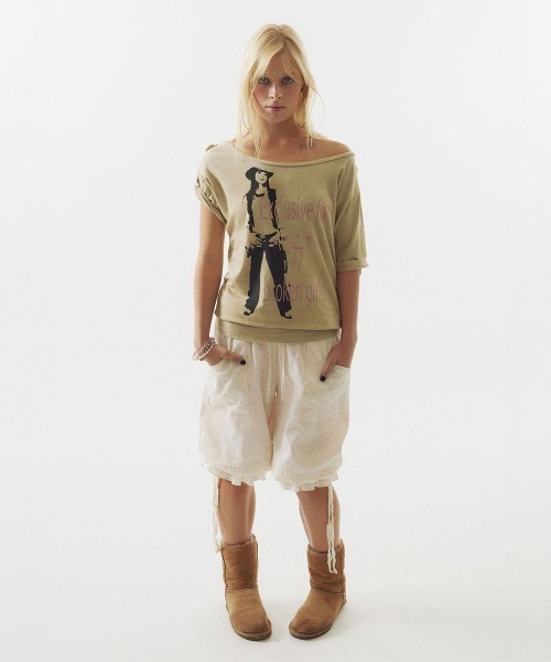 SCULPTOR | Broken Girls Roll Up Tee - Buyee, an Online Proxy