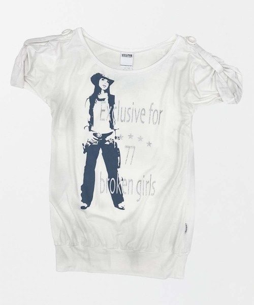 SCULPTOR | Broken Girls Roll Up Tee - Buyee, an Online Proxy