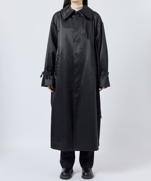 ジャケット・アウター 08sircus Satin padded long coat 08sircus Satin padded long coat