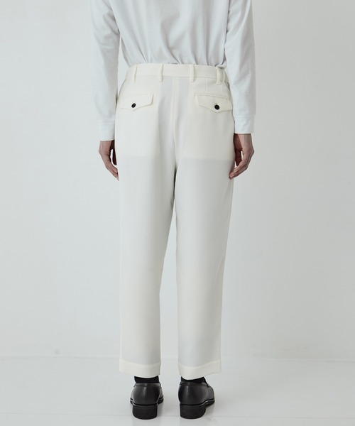 UNITED TOKYO | ダブルクロス テーパードパンツ SETUP可 - Buyee