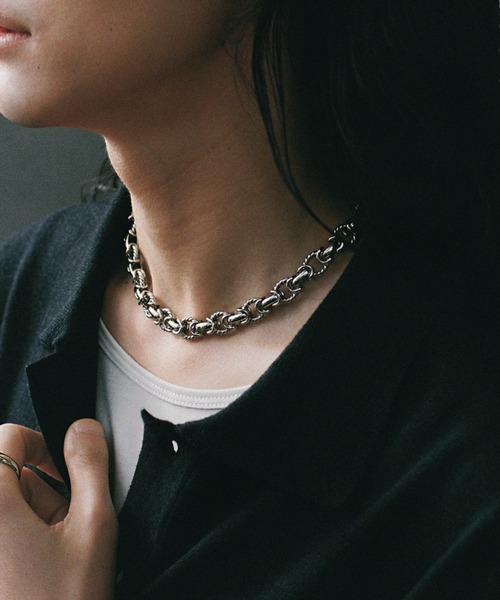 WYM LIDNM】 ANCHOR TWIST SHORT NECKLACE