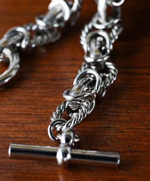 WYM LIDNM | CROSS LINK SHORT NECKLACE / ANCHOR TWIST SHORT 