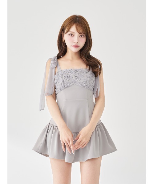 DARICH | ビジューリボンプリーツミニセットアップ - Buyee, an Online