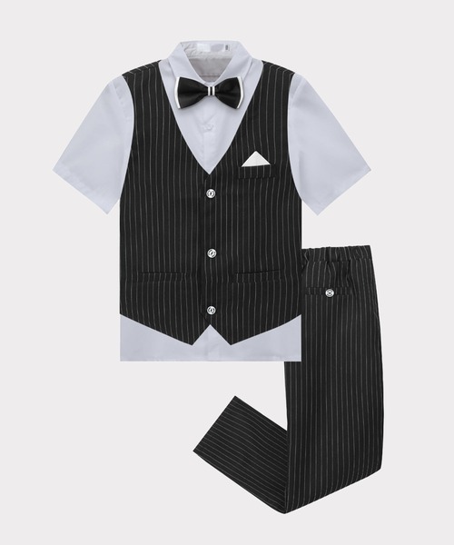 ANTIQUA セットアップ antiqua セットアップ コーデセット ダブルジャケット×ワイド