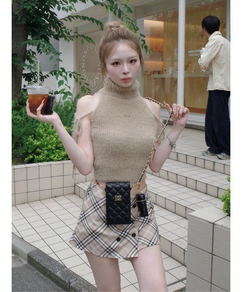 DARICH | ビジューリボンプリーツミニセットアップ - Buyee, an Online