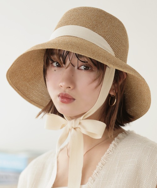LITTLE＆MORE | 垂れロングリボン 麦わら帽子 - Buyee, an Online