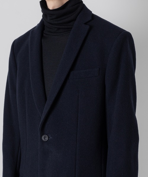 ATO | ENGLAND LAMB MELTON CHESTER COAT - Buyee, an Online