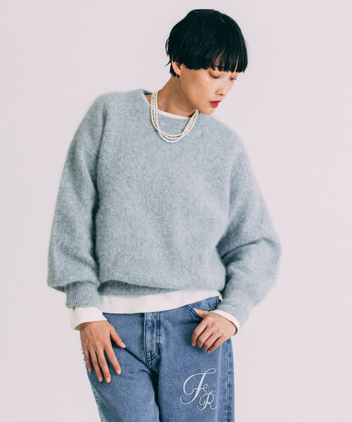 FREADA | Freada/フリーダ フラッフィーニット プルオーバー - Buyee