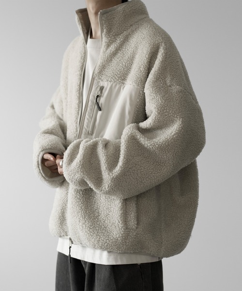Herringbone knit ruubon ポロシャツ RUUBON herringbone knit polo shirt