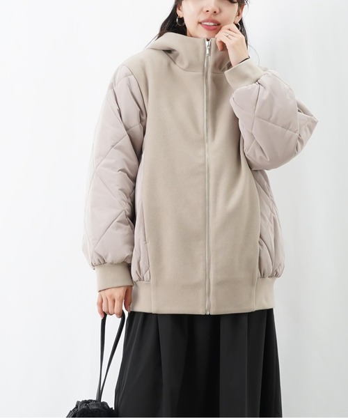 LUCA/LADY LUCK LUCA | LC/LLL カット布帛切替ワンピース - Buyee, an