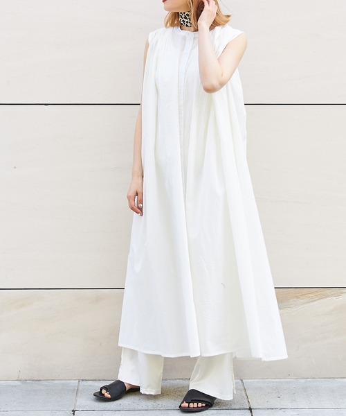 Triangle Palette India ふんわり軽いインド綿を使用したノースリギャザーワンピース Buyee An Online Proxy Shopping Service Shop At Zozotown Bot Online