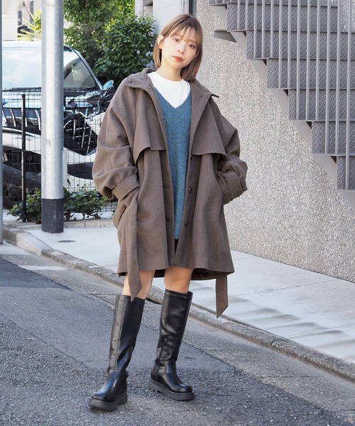 TIPTOP | 【ZOZO限定カラー】ミドル丈トレンチコート - Buyee
