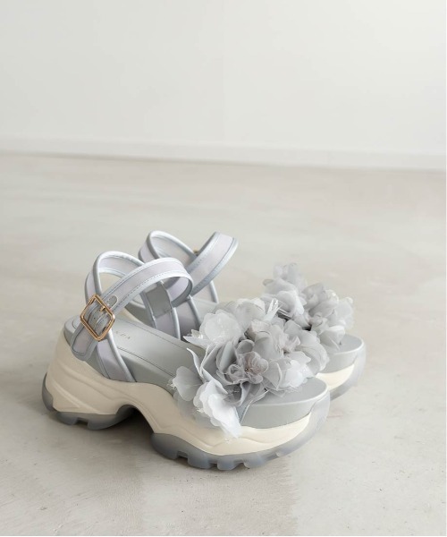 RANDA | ボリュームフラワースポーツサンダル - Buyee, an Online