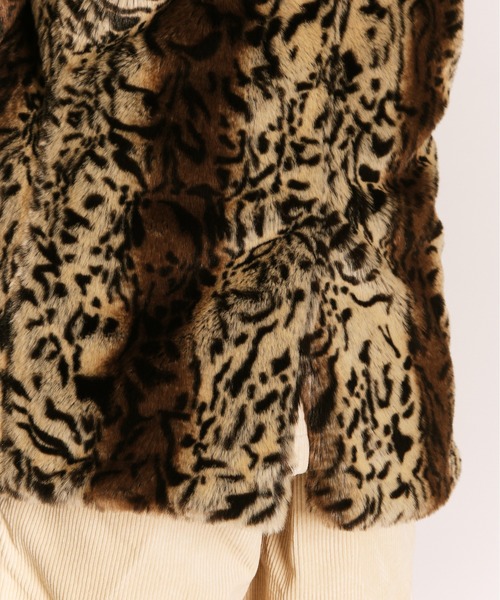 SCHOTT | Schott/ショット/LEOPARD FUR PEACOAT/レオパード ファー