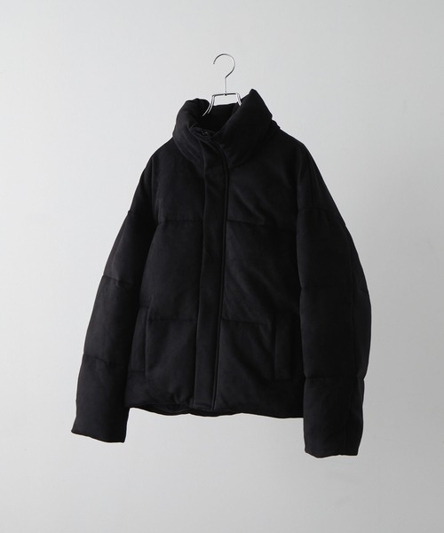 CLEL | 【CLEL】Volume Highneck Short Padded Jacket/ボリューム 