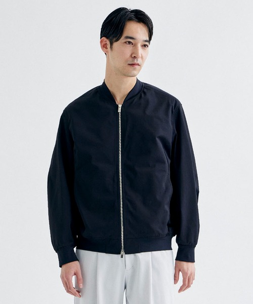 ATTACHMENT STUDIOUS別注 NO COLLAR ZIP JKT ATTACHMENT | STUDIOUS別注 NO COLLAR BLOUSON - Buyee, an
